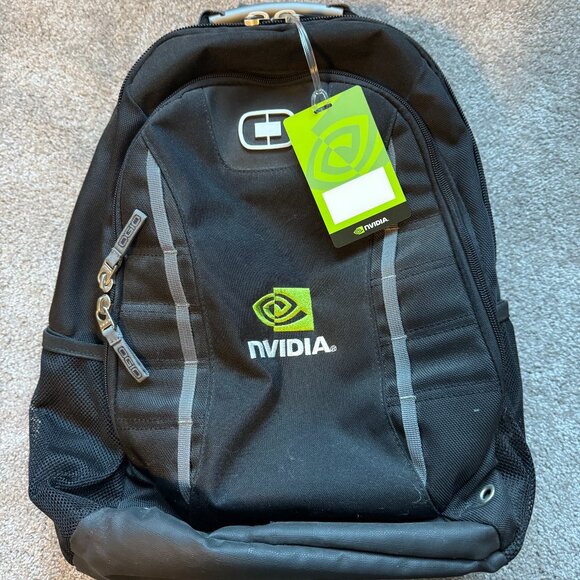 NVdia Ogio Pursuit Backpack and collectors pins